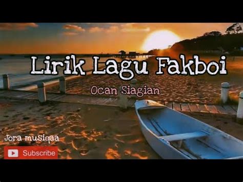 Lirik Lagu Fakboi .